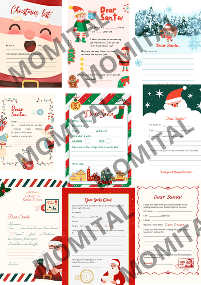 "Santa's Enchanted Letters: 20 Holiday Wishes"